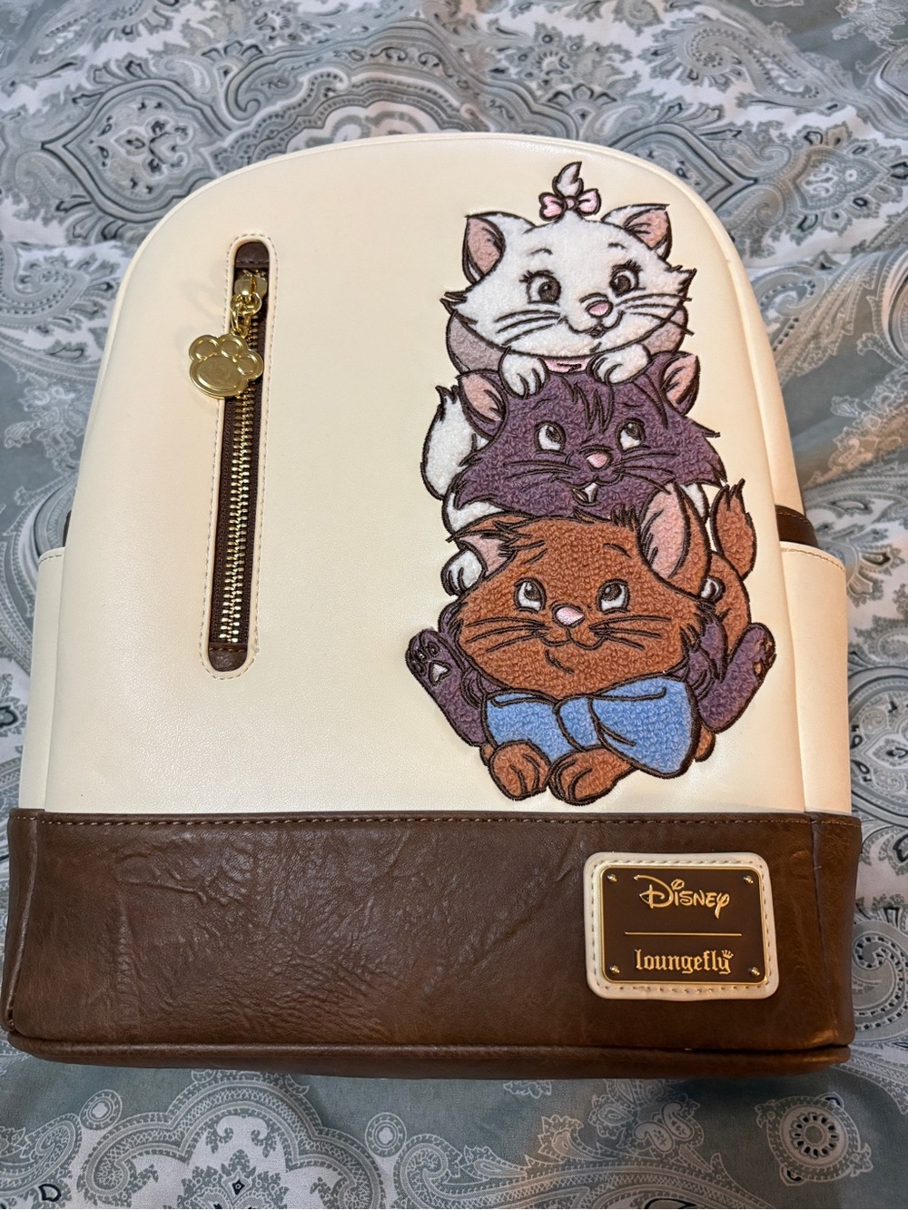 Disney x Loungefly Cream & Brown Aristocats Backpack